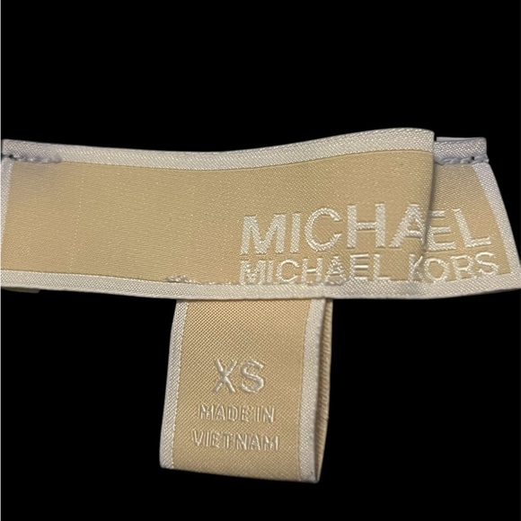 Michael Kors ~ Black Evening Dress ~ Xtra-Small ~ Knee Height Slit on Left ~ NWT - Picture 9 of 9